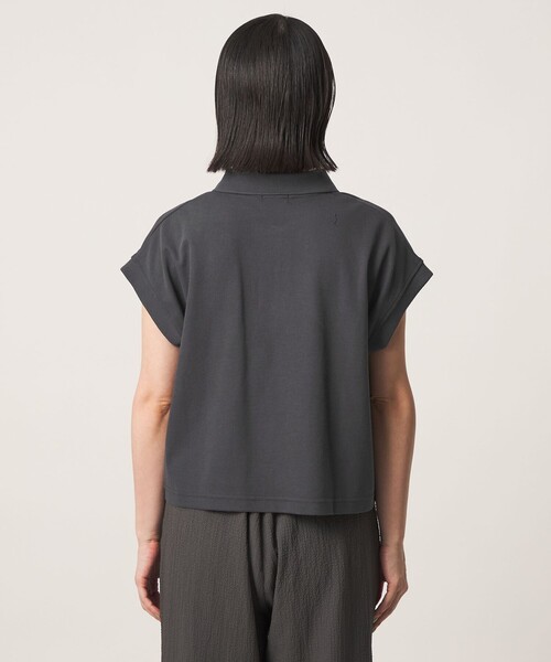 A DAY IN THE LIFE UNITED ARROWS（アデイインザライフユナイテッドアローズ）の「カノコ ワイドポロシャツ ＜A DAY IN THE LIFE＞（Tシャツ/カットソー・レディース・ロイヤルブルー/オリーブ/ダークグレー・FREE）」の8枚目の写真