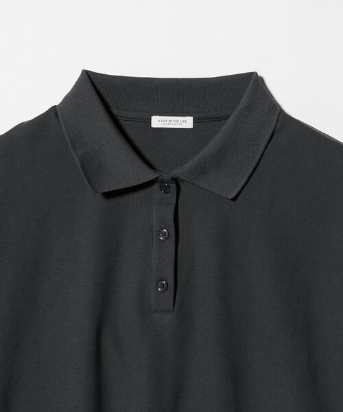 A DAY IN THE LIFE UNITED ARROWS（アデイインザライフユナイテッドアローズ）の「カノコ ワイドポロシャツ ＜A DAY IN THE LIFE＞（Tシャツ/カットソー・レディース・ロイヤルブルー/オリーブ/ダークグレー・FREE）」の10枚目の写真
