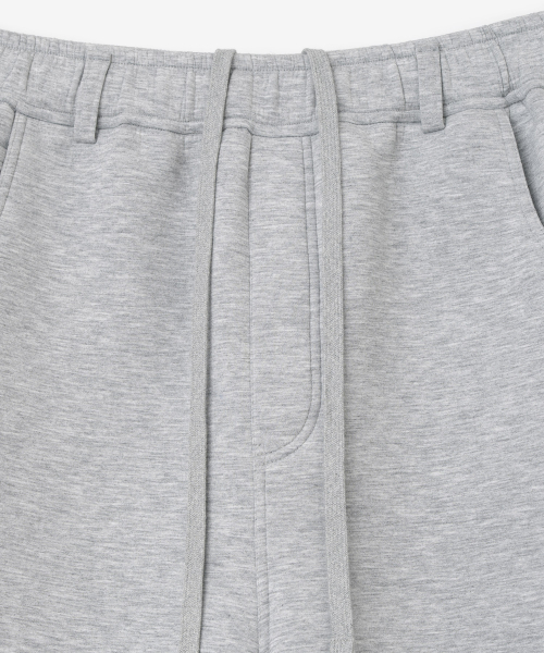 Millo Archive（ミロ アーカイブ）の「アーチドロップスウェットハーフパンツ[メランジグレー]（その他パンツ・メンズ・その他・MEDIUM/LARGE/X-LARGE）」の2枚目の写真