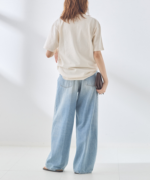 MIXTA(ミクスタ)の「《追加》MIXTA/ミクスタ 別注 BALANCE CREW Tシャツ(Tシャツ/カットソー・レディース・アイボリー・MEDIUM)」の8枚目の写真