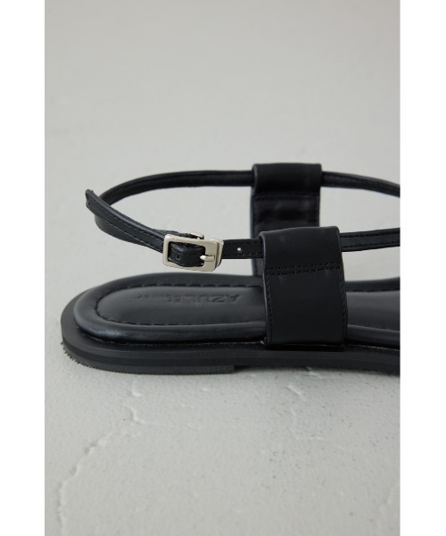 AZUL by moussy(アズールバイマウジー)の「メタルパーツクロスデザインサンダル 靴(サンダル・レディース・ブラック/グレイッシュベージュ・SMALL/MEDIUM/LARGE)」の12枚目の写真