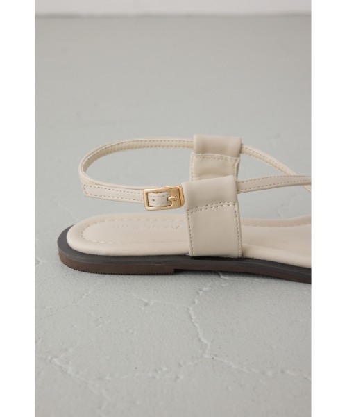 AZUL by moussy(アズールバイマウジー)の「メタルパーツクロスデザインサンダル 靴(サンダル・レディース・ブラック/グレイッシュベージュ・SMALL/MEDIUM/LARGE)」の22枚目の写真