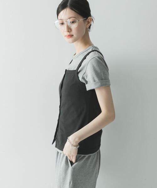 ONIT(オニット)の「『別注』onit×URBAN RESEARCH キャミソールトップス(キャミソール・レディース・オートミール/ブラック/ラベンダー・2/1)」の10枚目の写真