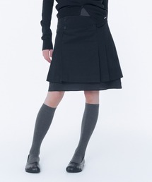 Miseki SEOUL（ミセキソウル）の「LAYERED PLEATS MIDI SKIRT（スカート）」