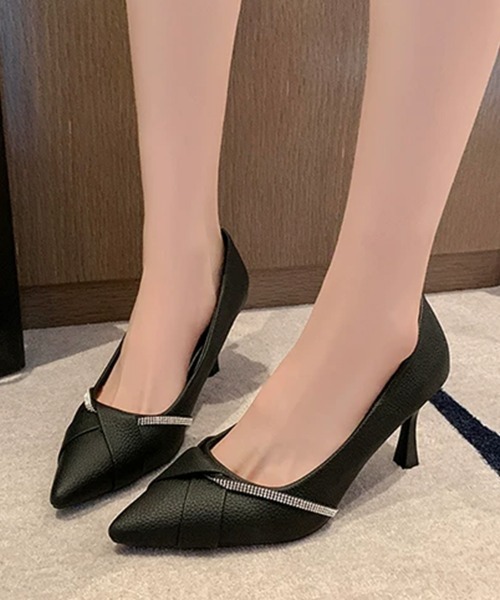 セール】パンプス ポインテッドトゥ ハイヒール（パンプス