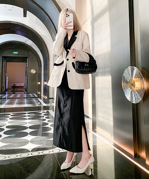 Miniministore(ミニミニストア)の「パンプス ポインテッドトゥ ハイヒール(パンプス・レディース・ブラック系1/アイボリー系1/ブラック系2/アイボリー系2・22.5cm/23.0cm/23.5cm/24.0cm/24.5cm/25.0cm)」の21枚目の写真
