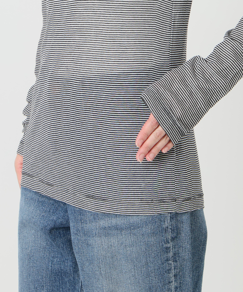 Spick & Span(スピックアンドスパン)の「《新色有り / 追加》シアーボートネックプルオーバー(Tシャツ/カットソー・レディース・その他1/マルチ/ホワイト・FREE)」の20枚目の写真