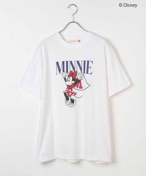 Andemiu（アンデミュウ）の「【Disney】Minnie / T-shirt（Tシャツ/カットソー・レディース・オフホワイト/グレー・FREE）」の8枚目の写真