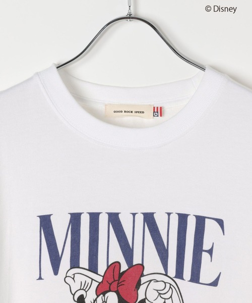 Andemiu（アンデミュウ）の「【Disney】Minnie / T-shirt（Tシャツ/カットソー・レディース・オフホワイト/グレー・FREE）」の11枚目の写真