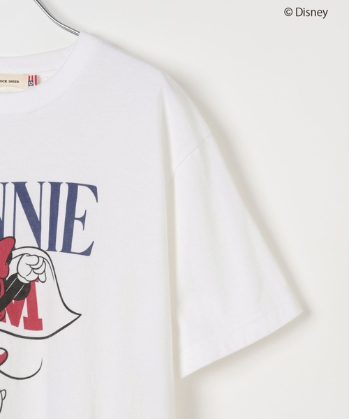 Andemiu（アンデミュウ）の「【Disney】Minnie / T-shirt（Tシャツ/カットソー・レディース・オフホワイト/グレー・FREE）」の3枚目の写真
