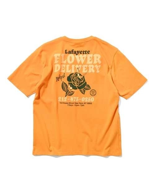 LFYT(エルエフワイティー)の「LFYT ラファイエット【Lafayette】- 半袖Tシャツ【FLOWER DELIVERY TEE LS260114】(Tシャツ/カットソー・メンズ・イエロー/チャコール/ホワイト・X-LARGE/LARGE/MEDIUM/XX-LARGE/SMALL)」の3枚目の写真