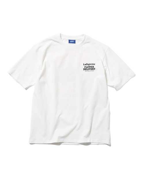 LFYT(エルエフワイティー)の「LFYT ラファイエット【Lafayette】- 半袖Tシャツ【FLOWER DELIVERY TEE LS260114】(Tシャツ/カットソー・メンズ・イエロー/チャコール/ホワイト・X-LARGE/LARGE/MEDIUM/XX-LARGE/SMALL)」の6枚目の写真