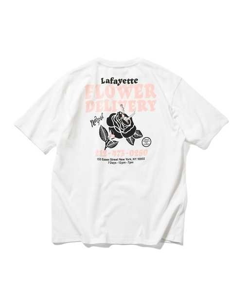 LFYT(エルエフワイティー)の「LFYT ラファイエット【Lafayette】- 半袖Tシャツ【FLOWER DELIVERY TEE LS260114】(Tシャツ/カットソー・メンズ・イエロー/チャコール/ホワイト・X-LARGE/LARGE/MEDIUM/XX-LARGE/SMALL)」の9枚目の写真