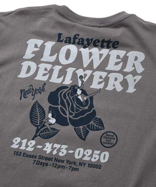 LFYT(エルエフワイティー)の「LFYT ラファイエット【Lafayette】- 半袖Tシャツ【FLOWER DELIVERY TEE LS260114】(Tシャツ/カットソー・メンズ・イエロー/チャコール/ホワイト・X-LARGE/LARGE/MEDIUM/XX-LARGE/SMALL)」の13枚目の写真