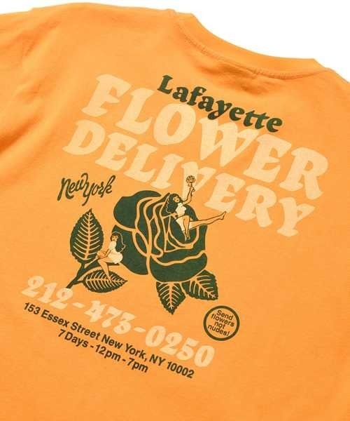 LFYT(エルエフワイティー)の「LFYT ラファイエット【Lafayette】- 半袖Tシャツ【FLOWER DELIVERY TEE LS260114】(Tシャツ/カットソー・メンズ・イエロー/チャコール/ホワイト・X-LARGE/LARGE/MEDIUM/XX-LARGE/SMALL)」の15枚目の写真