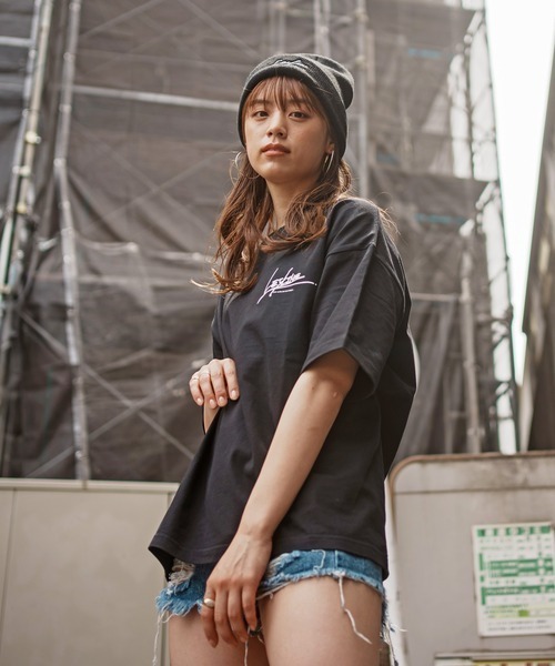 Leyline(レイライン)の「【Leyline】ビッグシルエットTシャツ「b/s street tee」(Tシャツ/カットソー・メンズ・ブラック/ホワイト・LARGE/X-LARGE)」の2枚目の写真