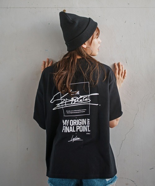 Leyline(レイライン)の「【Leyline】ビッグシルエットTシャツ「b/s street tee」(Tシャツ/カットソー・メンズ・ブラック/ホワイト・LARGE/X-LARGE/MEDIUM)」の7枚目の写真