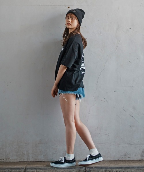 Leyline(レイライン)の「【Leyline】ビッグシルエットTシャツ「b/s street tee」(Tシャツ/カットソー・メンズ・ブラック/ホワイト・LARGE/X-LARGE/MEDIUM)」の8枚目の写真