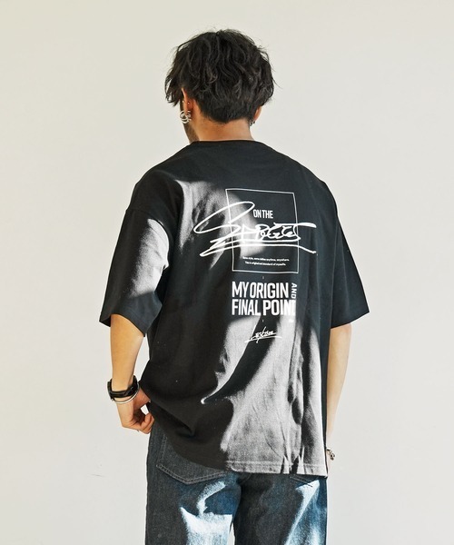Leyline(レイライン)の「【Leyline】ビッグシルエットTシャツ「b/s street tee」(Tシャツ/カットソー・メンズ・ブラック/ホワイト・LARGE/X-LARGE/MEDIUM)」の10枚目の写真