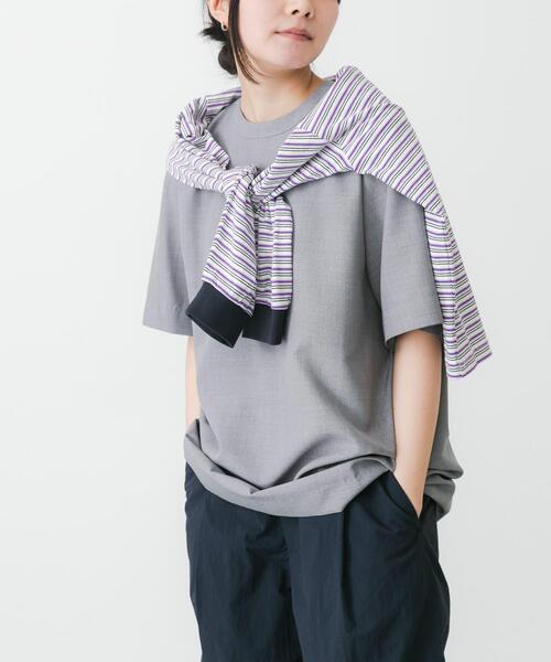 EKAL エカル ブルゾン（その他） M グレー 【古着】【中古】【送料無料】 ブランド古着】EKAL｜エカル（レディース）のトップス（グレー/灰色系