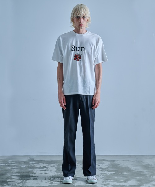 FRUIT OF THE LOOM(フルーツオブザルーム)の「FTL×TODAY EDITION 7fruit 7days Tシャツ(Tシャツ/カットソー・メンズ・オレンジ/サックスブルー/レッド/イエロー/グリーン/パープル/ブルー・XL/L/M)」の14枚目の写真