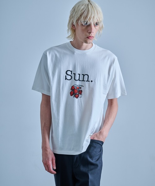 FRUIT OF THE LOOM(フルーツオブザルーム)の「FTL×TODAY EDITION 7fruit 7days Tシャツ(Tシャツ/カットソー・メンズ・オレンジ/サックスブルー/レッド/イエロー/グリーン/パープル/ブルー・XL/L/M)」の13枚目の写真