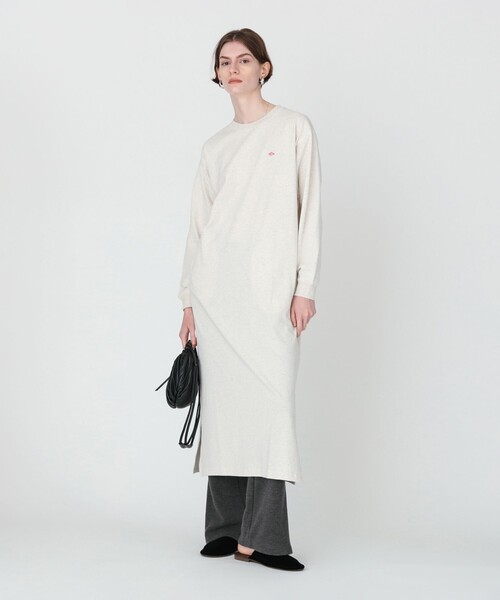 DANTON(ダントン)の「【別注】DANTON / ロングスリーブ ワンピース(ワンピース・レディース・ナチュラル/ブラック・ONE SIZE)」の12枚目の写真