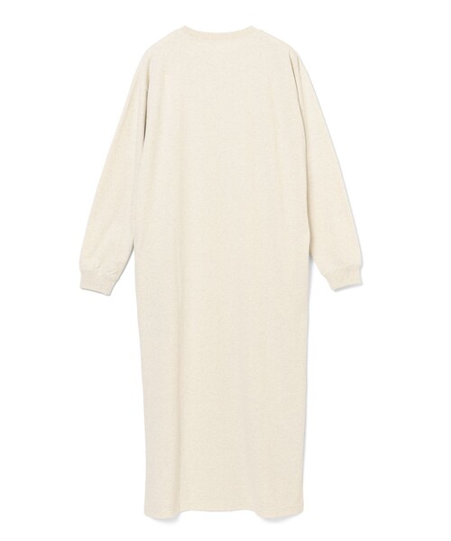 DANTON(ダントン)の「【別注】DANTON / ロングスリーブ ワンピース(ワンピース・レディース・ナチュラル/ブラック・ONE SIZE)」の6枚目の写真