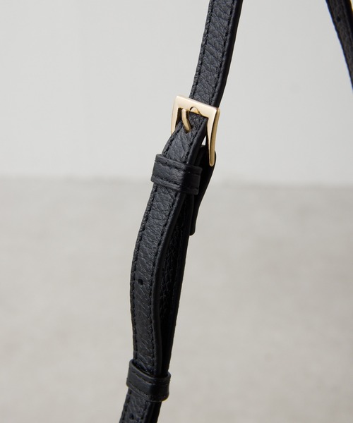 COLLAGE GALLARDAGALANTE(コラージュガリャルダガランテ)の「バンブーワンハンドルレザーバッグ/PAPILLONNER(ショルダーバッグ・レディース・ブラック/ピンク・FREE)」の13枚目の写真