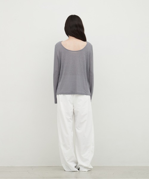 OFROOM(オフルーム)の「Nylon Curve Pants|ナイロンカーブパンツ(その他パンツ・レディース・ブルー/ネイビー/ブラック/ホワイト・MEDIUM/SMALL)」の6枚目の写真