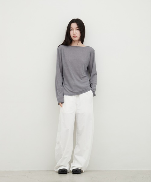 OFROOM(オフルーム)の「Nylon Curve Pants|ナイロンカーブパンツ(その他パンツ・レディース・ブルー/ネイビー/ブラック/ホワイト・MEDIUM/SMALL)」の7枚目の写真