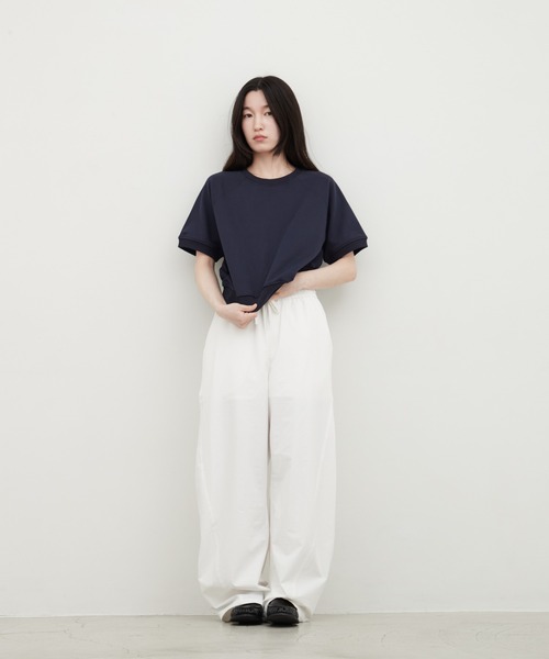 OFROOM(オフルーム)の「Nylon Curve Pants|ナイロンカーブパンツ(その他パンツ・レディース・ブルー/ネイビー/ブラック/ホワイト・MEDIUM/SMALL)」の11枚目の写真