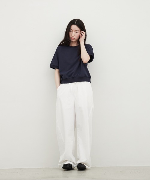 OFROOM(オフルーム)の「Nylon Curve Pants|ナイロンカーブパンツ(その他パンツ・レディース・ブルー/ネイビー/ブラック/ホワイト・MEDIUM/SMALL)」の12枚目の写真