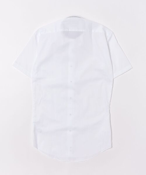 TOKYO SHIRTS（トウキョウシャツ）の「【超形態安定】【吸水速乾】 形態安定ノンアイロン ボタンダウン 半袖ビジネスワイシャツ（ビジネスシャツ・メンズ・ホワイト・首回り37cm/首回り39cm/首回り41cm/首回り42cm/首回り43cm）」の7枚目の写真