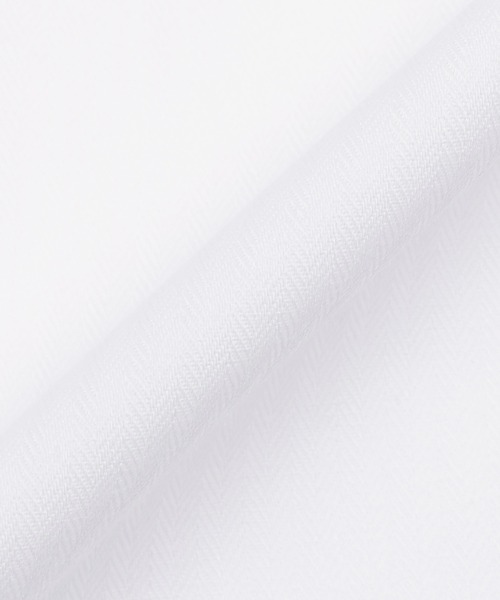 TOKYO SHIRTS（トウキョウシャツ）の「【超形態安定】【吸水速乾】 形態安定ノンアイロン ボタンダウン 半袖ビジネスワイシャツ（ビジネスシャツ・メンズ・ホワイト・首回り37cm/首回り39cm/首回り41cm/首回り42cm/首回り43cm）」の5枚目の写真