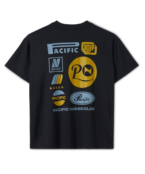Pacific GOLF CLUB(パシフィックゴルフクラブ)の「NAKED GOLF × PGC MOCK S/S(Tシャツ/カットソー・メンズ・ブラック/ホワイト・XL/L/M)」の2枚目の写真