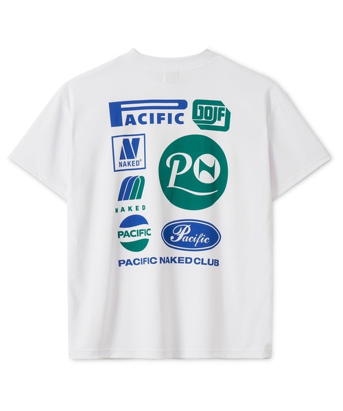 Pacific GOLF CLUB(パシフィックゴルフクラブ)の「NAKED GOLF × PGC MOCK S/S(Tシャツ/カットソー・メンズ・ブラック/ホワイト・XL/L/M)」の4枚目の写真