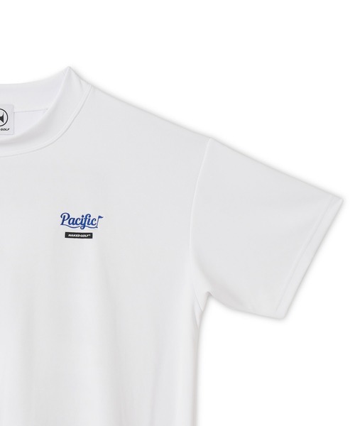 Pacific GOLF CLUB(パシフィックゴルフクラブ)の「NAKED GOLF × PGC MOCK S/S(Tシャツ/カットソー・メンズ・ブラック/ホワイト・XL/L/M)」の6枚目の写真