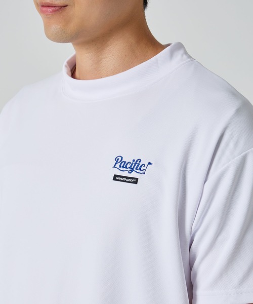 Pacific GOLF CLUB(パシフィックゴルフクラブ)の「NAKED GOLF × PGC MOCK S/S(Tシャツ/カットソー・メンズ・ブラック/ホワイト・XL/L/M)」の8枚目の写真