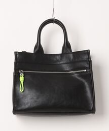 MANIUNO（マニウノ）の「MANIUNO(マニウノ) Oil leather 　レザースクエアミニトート（M）（トートバッグ）」