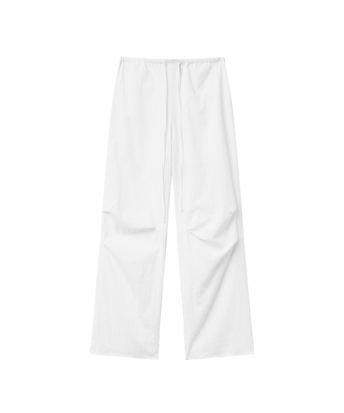 RENSE（レンセ）の「Sheer Tuck Line Pants White（スウェットパンツ・レディース・その他・OS）」の3枚目の写真