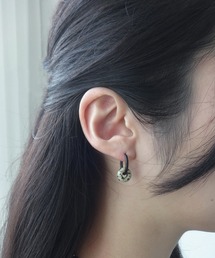 4quince（フォークインス）の「ストーンフープピアス（ピアス（両耳用））」
