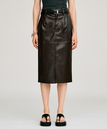 PRANK PROJECT | 【2026Autumn Pre-Order】ベルトコンビフェイクレザースカート / Belt Combination Faux Leather Skirt(スカート)