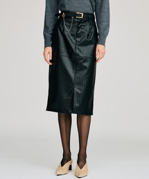 PRANK PROJECT | 【2026Autumn Pre-Order】ベルトコンビフェイクレザースカート / Belt Combination Faux Leather Skirt(スカート)