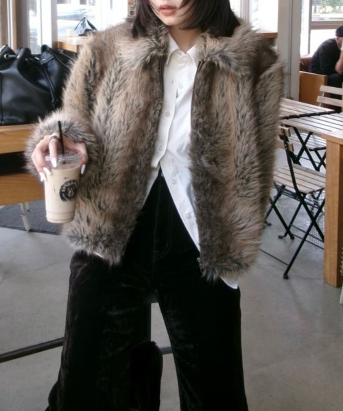 MOUSSY(マウジー)の「【26年AW新作】WAIST FIT シャツ(シャツ/ブラウス・レディース・ブルー系その他/ブルー/ホワイト/ブラウン系その他・FREE)」の22枚目の写真