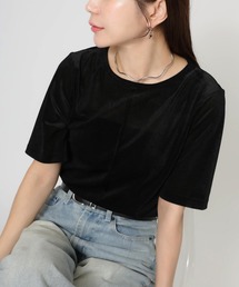Riberry | シアーベロアトップス(Tシャツ/カットソー)