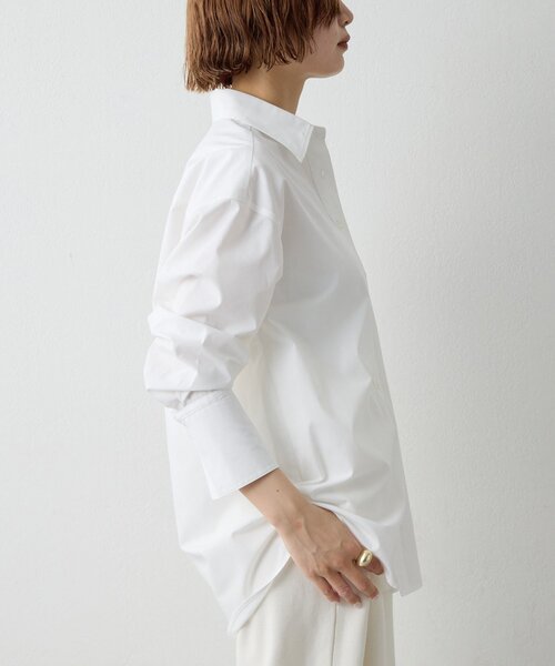THE PAUSE（ザ ポーズ）の「【THE PAUSE】刺繍シャツ（シャツ/ブラウス・レディース・ブルー/オフホワイト・FREE）」の6枚目の写真