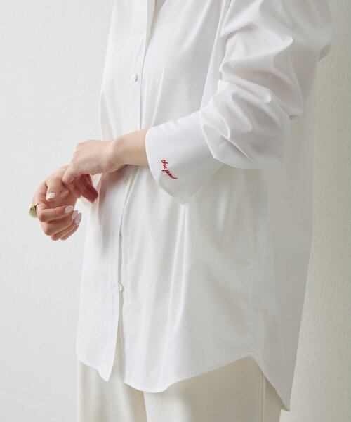 THE PAUSE（ザ ポーズ）の「【THE PAUSE】刺繍シャツ（シャツ/ブラウス・レディース・ブルー/オフホワイト・FREE）」の7枚目の写真