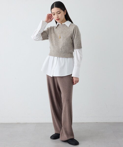 THE PAUSE（ザ ポーズ）の「【THE PAUSE】刺繍シャツ（シャツ/ブラウス・レディース・ブルー/オフホワイト・FREE）」の9枚目の写真