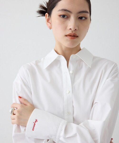 THE PAUSE（ザ ポーズ）の「【THE PAUSE】刺繍シャツ（シャツ/ブラウス・レディース・ブルー/オフホワイト・FREE）」の16枚目の写真